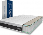 Wooly Level II madrats 140 x 190 cm - 30 cm k&otilde;rgus - h&uuml;briidmugavus 14 kihiga - keskmise tugevusega (H3/H4) - tasku vedrud - m&auml;lugeel - naturaalne vill - punkt-elastiline - Euroopa tootmine