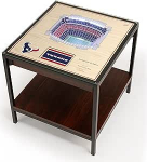 YouTheFan Houston Texans 25-tasandiline valgustatud k&uuml;ljelaud, puidust komposiit sulamist terasest klaas, meeskonnav&auml;rvid, &uuml;ks suurus