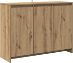 vidaXL Sideboard Artisan Oak 102x33x75 cm Puidu materjal