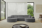 ALTDECOR nurgadiivan U-kujuline nurgadiivan Voodi nurgadiivan L-kujuline elamismaastiku diivan Taro-U1-303 x 171 x 79,5 cm Hall