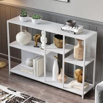 Konsoollaud 30cm lai diivanilaud kitsas sissep&auml;&auml;sulaud kaasaegne esikusse laud elutuppa magamistuppa k&uuml;psetatud emaili viimistlusega (valge, 120cm)