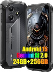 OSCAL Marine 2 V&auml;limaa mobiiltelefon ilma lepinguta 2025, 24GB + 256GB/2TB 11000mAh Outdoor Smartphone Android 15, 6.56 tolli HD+, 16MP kaamera AI nutitelefon, IP68 veekindel ehitusplatsil mobiilne