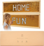 Sequin Wall 2 Pack | Reversible Sequin Board for Kids | Sensory Sequin Fabric Wall | Flip Sequin Board | Wall and Room Sensor Board