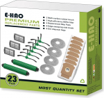 E-HAO varuosad ja koti tarvikud iRobot Roomba Combo 405, Combo 505, kott, kummirull, mopipadjad, HEPA-filter ja serva k&uuml;lgharja jaoks