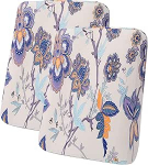 hyha Tr&uuml;kitud diivanipadjad, asendustooli padjad, Stretch diivanist istme kate, m&ouml;&ouml;bli kaitsja, diivanikatte, pehme paindlikkus elastse p&otilde;hjaga, 2 komplekt, Vintage Flower