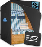 REVALA Winter Proof Beach Chair Cover | Cover Beach Chair 2 Seater | Beach Chair Cover 120 x 80 x 160 cm | UV-kindel kate Beach Chair veekindel Made of 600D Oxford | Includes Storage Bag