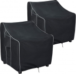 FORSPARK Patio Chair Covers veekindel aiam&ouml;&ouml;bel katab 2 komplekti Sobib kuni 36 "W x 37" D x 36" H