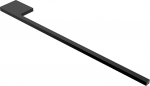 kalb Slim Towel Holder for Washbasin Black Aluminium Length 400 mm Height 8 mm Depth 50 mm