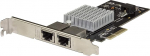 StarTech.com Dual Port 10G PCIe v&otilde;rgukaart - Intel X550AT 10GBASE-T & NBASE-T PCI Express v&otilde;rgukaart 10/5/2.5/1GbE Multi Gigabit Ethernet, 5 kiirusega NIC LAN kaart (ST10GPEXNDPI)