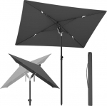 SONGMICS p&auml;ikesevarju r&otilde;du, aia vihmavari, ristk&uuml;likukujuline, UPF 50+ p&auml;ikesekaitse, painduv, patio vihmavari, &otilde;ues aed, terrass, rand, kandekott, ilma alusega, hall