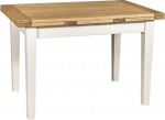 Biscottini Extendable Dining Table, Made in Italy, 120 x 80 cm, Dining Table, Solid Wood, Extendable Kitchen Table