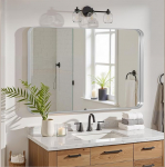 Seinapeegel 75 x 100 cm Vannitoa peegel Vannitoa peegel H&otilde;bedane disain Dekoratiivne seinapeegel magamistuppa, esikusse, elutuppa, koridori