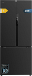Cecotec Prantsuseukseline k&uuml;lmik Bolero CoolMarket FD 499 Dark E. Inverter Plus kompressor, Dark Inox 178 x 75,9 cm, 499L, No Frost, Energiaklass E, Multiairflow, metalljahutusega.