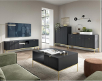 Kodum&ouml;&ouml;blikomplekt seinam&ouml;&ouml;bli must kuldne alusraam 4 tk 1 Highboard 1 Sideboard 1 kohvilaud 1 Lowboard