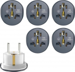 Fiotha 5 universaalse pistikupesa adapter, &Uuml;hendkuningriigi ja ELi adapter, reisimisadapter, universaalne USA, ELi adapter, universaalne adapter, Saksamaa, USA, &Uuml;hendkuningriik, Tai, &Scaron;veits, Hiina, Itaalia, India jaoks.