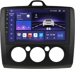 Hizpo Android Auto Stereo Bluetooth Hands-Free komplekt, mis &uuml;hildub Ford Focus Exi MT 2 3 Mk2/Mk3 2004-2011 HD puuteekraaniga toetab Apple Carplay/Android autostereo raadio (3G + 32G)