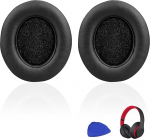 Ersatz-Ohrpolster f&uuml;r Beats Studio 2 und 3 kabelgebunden/kabellos, Ohrpolster aus bequemem Proteinleder, ger&auml;uschisolierender Memory-Schaum, einfache Installation, kompatibel mit Over-Ear-Kopfh&ouml;rern