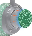 WC k&uuml;lgmised k&otilde;lariplaadid Arctis Nova k&otilde;rvaklappidele Wicked Cushions | Sobib Arctis Nova Pro Wireless/Pro Wired/Nova 7/7X/7P | Emerald Tide