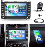 4G + 128G Android autoradio Mercedes-Benz A-klassi W169/B-klassi W245/Viano/Vito W639/Sprinter W906 jaoks, 8-tolline IPS-raadio Wireless Carplay Android auto navigatsioon GPS WiFi FM/RDS/EQ Bluetooth tagurdamine