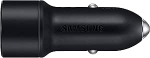 Samsung EP-L1100WBEGEU, kahekordne kiirlaadija, auto USB-laadija adapter 15W kiirlaadimisega, must