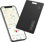 Reyke Slim Wallet Tracker Card, laetav rahakoti otsija, IP68 veekindel, t&ouml;&ouml;tab koos Apple Find My (ainult iOS), esemete korraldaja pagasim&auml;rkide, telefonide ja passide jaoks.