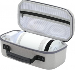 Growalleter k&otilde;va reisikott Samsungi kaasaskantavale LED-projektorile The Freestyle kandekott, mis &uuml;hildub Samsungi The Freestyle projektoriga