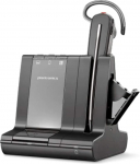 Plantronics Savi W8245 DECT konverteeritav mono k&otilde;rvaklapp koos tugijaama, peapealse rihma + kaelarihma ja k&otilde;rvaklappidega, SoundGuard ja akulaadijaga - mustas toonis