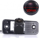 20 mm objektiivi HD v&auml;rviline parkimisabi auto tagurduskaamera, super laia nurga veekindel &ouml;ise n&auml;gemise autokaamera Hyundai Santafe / Santa Fe 2007 2009 2010 2011 2012 / ix25 ix45 2001-2012 jaoks