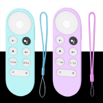 Google Chromecast 2020 4K / Chromecast 2022 HD puldiga &uuml;hilduv kaugjuhtimispult - Pehme silikoonist kaugjuhtimispult 2 Pack