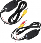 2,4 GHz RCA saatja ja vastuv&otilde;tja traadita komplekt, traadita saatja ja vastuv&otilde;tja auto tagurduskaamera monitori traadita adapter autokaamerale 12 V v&auml;rvide video saatja