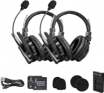 SYNCO XTalk XMax Dual Ear 2.4GHz juhtmeta intercom s&uuml;steemi peakomplekt Bluetooth Full Duplex Random Master (2)