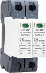 GEYA &uuml;lepingekaitse SPD DIN Rail House &uuml;lepingekaitse 12.5KA T1+T2 klassi 50KA piksekaitse (2P, AC275V)