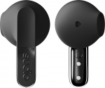 sudio N3 Midnight Black k&otilde;rvaklapid p&auml;evaks ja &ouml;&ouml;seks Valmistatud taaskasutatud plastist. M&auml;nguaeg 5,5 tundi, 30 tundi kokku, veekindel, t&auml;iustatud mikrofonid k&otilde;nede jaoks, Bluetooth 5.4