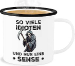 Email tinamugis - avaldus - Nii palju idioote ja ainult &uuml;ks vits - kingitus t&ouml;&ouml; kontoris kolleegidele - 300 ml - valge must - avaldused mugis
