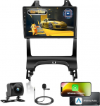 Fuluku 4+64G Android autoradio Peugeot 3008 2009 2010 2011 2011 2012 2013 2014 2015 juhtmevaba Carpaly & Android Car, 9-tolline IPS puuteekraaniga raadio koos Bluetooth 5.0/GPS/taustakaamera/FM/WiFi abil