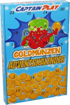 CAPTAIN PLAY Goldm&uuml;nzen Schokolade Adventskalender 2025, 1er Pack (1 x 250g)