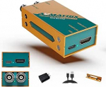 AVMATRIX Mini SC1112 SDI-HDMI mini konverter, HD/SD/3G-SDI Loop Out, SDI/HDMI konverter taskuformaadis ja lihtne paigaldus, USB-C toitelahendus