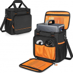 PGmoon projektori kott, mis &uuml;hildub Nebula Mars 3/Cosmos Laser 4K/SE, projektori kott koos lisatarvikute taskutega (patendi disain), must, funktsionaalne