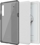 TUDIA SKN &uuml;hildub Onyx Boox Palma 2 &uuml;mbrisega [tugevdatud nurgad] l&ouml;&ouml;gikindel &otilde;huke kolletumise vastane silikoonist geel l&auml;bipaistev tagak&uuml;lg kerge haardega TPU kaitsekate eReaderile (must)