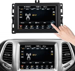 7-tolline Uconnect LCD puuteekraan koos hoidjaga 2017-2020 Jeep Compass raadio navigatsiooni puuteekraani monitori digiteerija asendamiseks TDO-WXGA0700K00033-V2 TDO-WXGA0700K00057-V1 TDO-WXGA0700K00057-V1