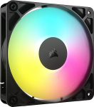 CORSAIR RS120 ARGB 120mm PWM Fan - Daisy Chain Connection - Low Noise - Magnetic Dome Bearing - Single Pack - Black
