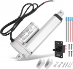 1500N lineaarne ajam, 100/150/200/250/300/450 mm DC 12V elektriline silindri komplekt k&auml;sitsi l&uuml;litiga IP65 10 mm / s t&otilde;stemootor akna avamiseks Diivanid Care voodid uksed kaubanduslik DIY auto