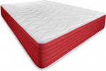 DU&Eacute;RMETE ONLINE Lite Viscoelastic Mattress Reversible Firm and Comfortable Winter Summer White Height 30 cm 180 x 190 cm