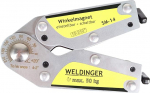 WELDINGER SM-14 &uuml;mberl&uuml;litatav nurgamagnet Keevitusmagnet Reguleeritava nurga 15-210&deg; Hoiuj&otilde;ud kuni 50 kg (m&otilde;&otilde;tmed 168 x 104 x 31 mm)