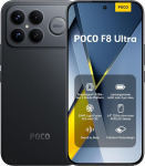 XIAOMI Poco F8 Ultra, nutitelefon 12 + 256 GB, 6,9-tolline 120 Hz AMOLED-ekraan, 50 MP Light Fusion 950 OIS-iga, Bose'i heli, 6500 mAh, must