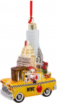 Kurt Adler 5" NYC j&otilde;uluvana taksos klaasist ornament