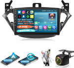 2G + 64G Android 13 autoraadio Opel Corsa 2015-2019/Opel Adam 2013-2016 koos Carplay Android autoga, 9-tolline puuteekraaniga autoraadio WiFi/GPS/FM RDS/Bluetooth+AHD tahavaatekaamera