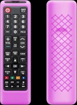 Samsung TV kaugjuhtimispuldi &uuml;mbris Samsung Smart TV puldi jaoks, universaalne asendus Silikoonist &uuml;mbris koos paelaga, mis helendab pimedas lillat v&auml;rvi