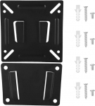 ASHATA seinamonitori kinnitus 14-32-tollise LCD teleri seinakinnitusele Suure koormusega fikseeritud seinakinnitus seinale (must)