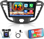 [2+64G] Android 13 autoraadio Ford Transit Custom Tourneo 2013-2019 juhtmevaba Carplay & Android Car - 9-tolline puuteekraaniga autoraadio WiFi, GPS, Mirror Link, DSP + AHD tagantvaate kaameraga